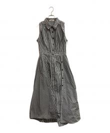 Snidel（スナイデル）の古着「ノースリフィッシュテールシャツワンピ」｜ブラック