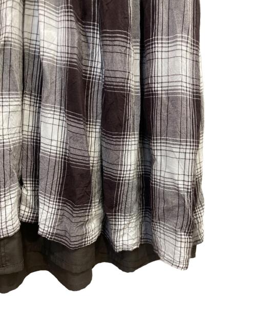 HER LIP TO（ハーリップトゥ）HER LIP TO (ハーリップトゥ) Chelsea Checked Tie Dress/チェルシーチェックド タイドレス ブラウン サイズ:Ｍの古着・服飾アイテム