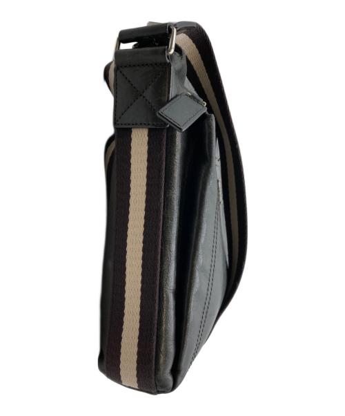 BALLY（バリー）BALLY (バリー) レザーショルダーバッグ ブラックの古着・服飾アイテム