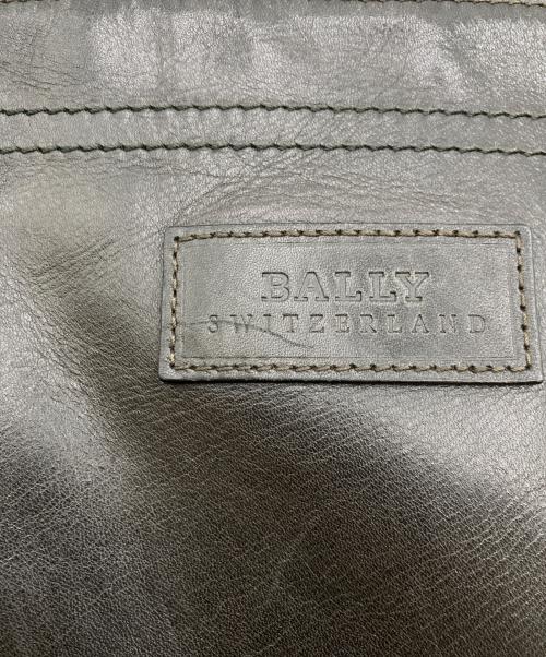 BALLY（バリー）BALLY (バリー) レザーショルダーバッグ ブラックの古着・服飾アイテム