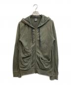 NUMBER (N)INEナンバーナイン）の古着「3ポケットジップパーカー」｜グレー