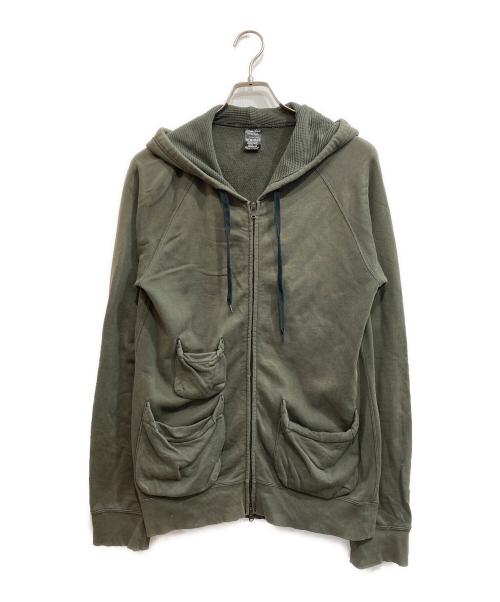 NUMBER (N)INE（ナンバーナイン）NUMBER (N)INE (ナンバーナイン) 3ポケットジップパーカー グレー サイズ:3の古着・服飾アイテム