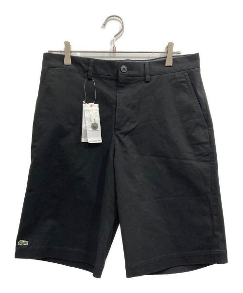 LACOSTE（ラコステ）LACOSTE (ラコステ) ソリッドバミューダギャバジンショーツ ブラック サイズ:US32の古着・服飾アイテム