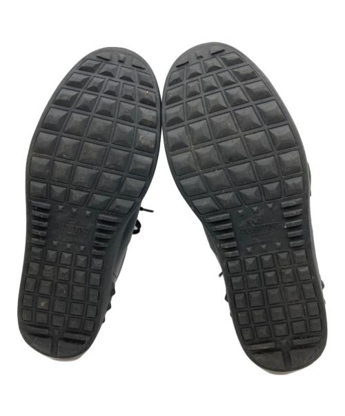 VALENTINO GARAVANI（ヴァレンティノ・ガラヴァーニ）VALENTINO GARAVANI (ヴァレンティノ・ガラヴァーニ) UNDERCOVER (アンダーカバー) コラボ レザースニーカー ブラック サイズ:41の古着・服飾アイテム