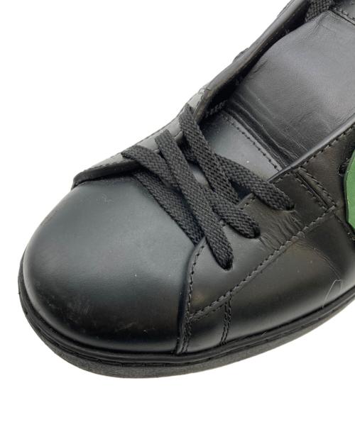 VALENTINO GARAVANI（ヴァレンティノ・ガラヴァーニ）VALENTINO GARAVANI (ヴァレンティノ・ガラヴァーニ) UNDERCOVER (アンダーカバー) コラボ レザースニーカー ブラック サイズ:41の古着・服飾アイテム