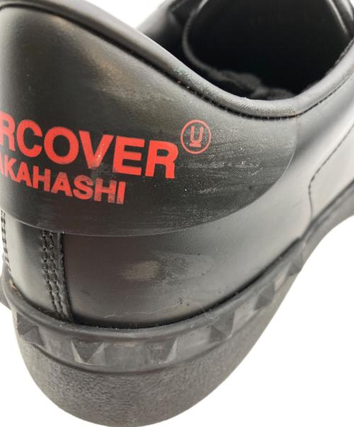 VALENTINO GARAVANI（ヴァレンティノ・ガラヴァーニ）VALENTINO GARAVANI (ヴァレンティノ・ガラヴァーニ) UNDERCOVER (アンダーカバー) コラボ レザースニーカー ブラック サイズ:41の古着・服飾アイテム