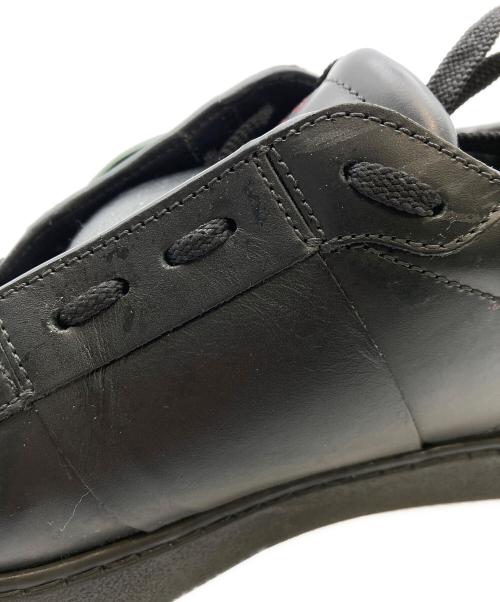 VALENTINO GARAVANI（ヴァレンティノ・ガラヴァーニ）VALENTINO GARAVANI (ヴァレンティノ・ガラヴァーニ) UNDERCOVER (アンダーカバー) コラボ レザースニーカー ブラック サイズ:41の古着・服飾アイテム