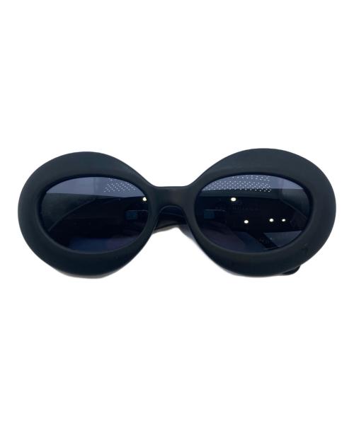 BALENCIAGA（バレンシアガ）BALENCIAGA (バレンシアガ) オーバル サングラス ブラックの古着・服飾アイテム