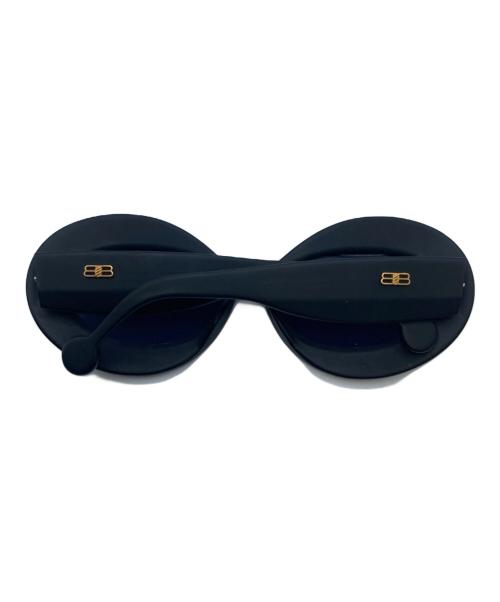 BALENCIAGA（バレンシアガ）BALENCIAGA (バレンシアガ) オーバル サングラス ブラックの古着・服飾アイテム