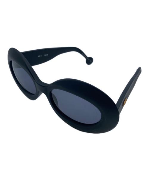 BALENCIAGA（バレンシアガ）BALENCIAGA (バレンシアガ) オーバル サングラス ブラックの古着・服飾アイテム