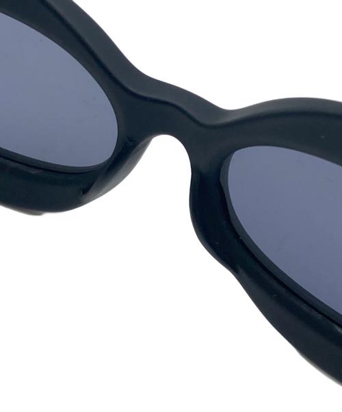 BALENCIAGA（バレンシアガ）BALENCIAGA (バレンシアガ) オーバル サングラス ブラックの古着・服飾アイテム