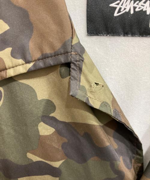 stussy（ステューシー）stussy (ステューシー) カモ柄コーチジャケット グリーン サイズ:Ｌの古着・服飾アイテム