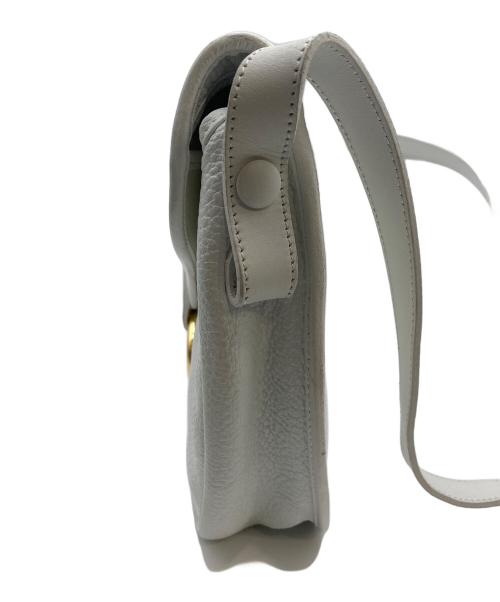 Christian Dior（クリスチャン ディオール）Christian Dior (クリスチャン ディオール) オールド コンビレザー ショルダーバッグ ホワイトの古着・服飾アイテム