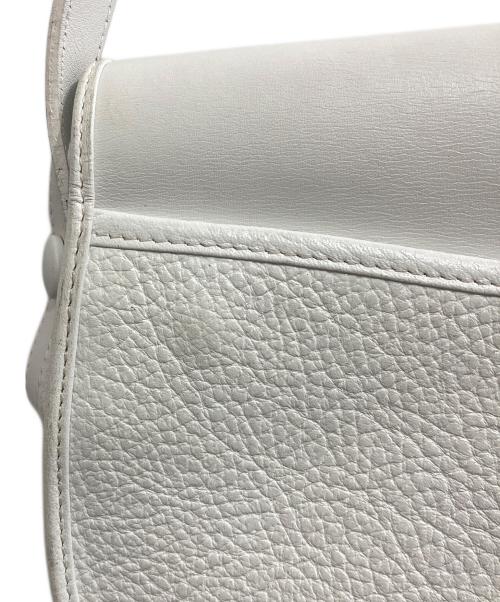 Christian Dior（クリスチャン ディオール）Christian Dior (クリスチャン ディオール) オールド コンビレザー ショルダーバッグ ホワイトの古着・服飾アイテム