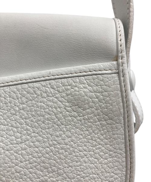 Christian Dior（クリスチャン ディオール）Christian Dior (クリスチャン ディオール) オールド コンビレザー ショルダーバッグ ホワイトの古着・服飾アイテム