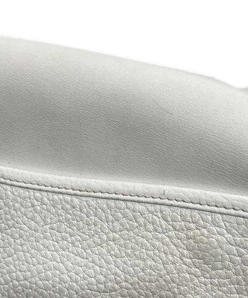 Christian Dior（クリスチャン ディオール）Christian Dior (クリスチャン ディオール) オールド コンビレザー ショルダーバッグ ホワイトの古着・服飾アイテム
