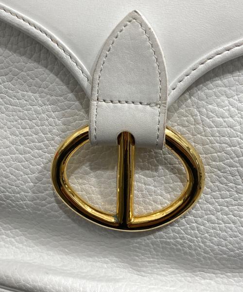 Christian Dior（クリスチャン ディオール）Christian Dior (クリスチャン ディオール) オールド コンビレザー ショルダーバッグ ホワイトの古着・服飾アイテム