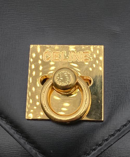 CELINE（セリーヌ）CELINE (セリーヌ) オールド ショルダーバッグ ホワイト×ブラックの古着・服飾アイテム