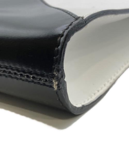 CELINE（セリーヌ）CELINE (セリーヌ) オールド ショルダーバッグ ホワイト×ブラックの古着・服飾アイテム