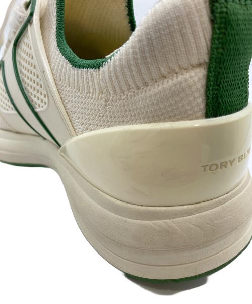 TORY BURCH（トリーバーチ）TORY BURCH (トリーバーチ) T ソック ランナー スニーカー ホワイト サイズ:6Mの古着・服飾アイテム