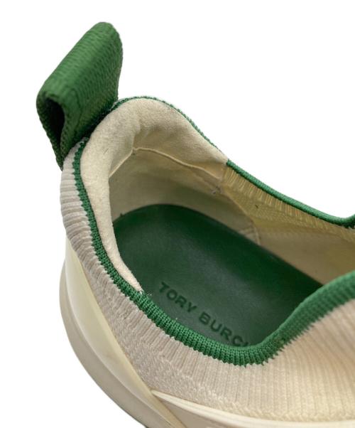 TORY BURCH（トリーバーチ）TORY BURCH (トリーバーチ) T ソック ランナー スニーカー ホワイト サイズ:6Mの古着・服飾アイテム
