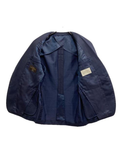 UNIVERSAL LANGUAGE（ユニバーサルランゲージ）UNIVERSAL LANGUAGE (ユニバーサルランゲージ) カノニコセットアップスーツ ネイビー サイズ:165cm-6Dropの古着・服飾アイテム