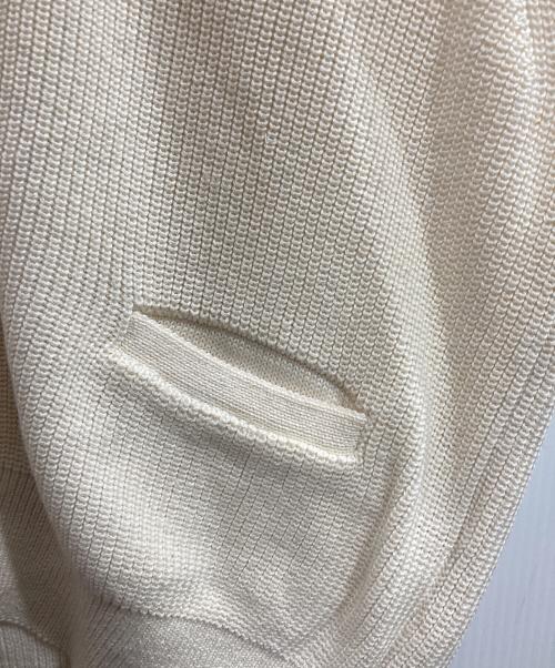 ISSEY MIYAKE MEN（イッセイミヤケメン）ISSEY MIYAKE MEN (イッセイミヤケメン) 80s コットンシルク ニットベスト ホワイト サイズ:FREEの古着・服飾アイテム