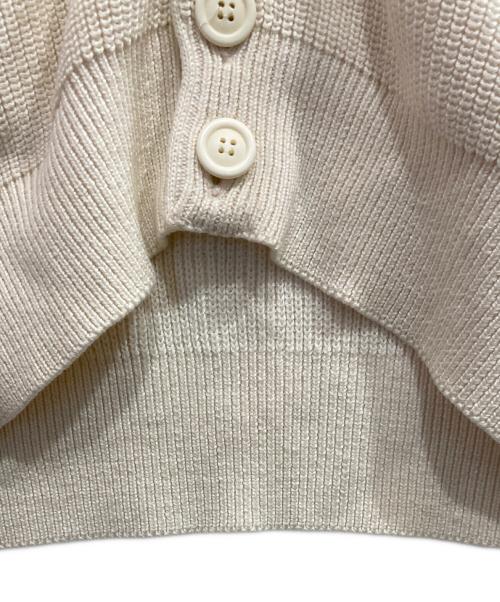 ISSEY MIYAKE MEN（イッセイミヤケメン）ISSEY MIYAKE MEN (イッセイミヤケメン) 80s コットンシルク ニットベスト ホワイト サイズ:FREEの古着・服飾アイテム