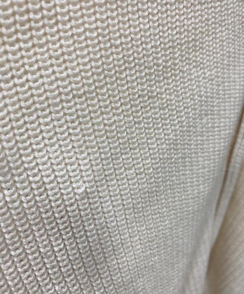 ISSEY MIYAKE MEN（イッセイミヤケメン）ISSEY MIYAKE MEN (イッセイミヤケメン) 80s コットンシルク ニットベスト ホワイト サイズ:FREEの古着・服飾アイテム