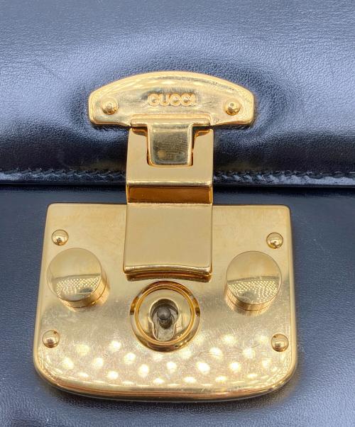GUCCI（グッチ）GUCCI (グッチ) レディロック ハンドバッグ ブラックの古着・服飾アイテム