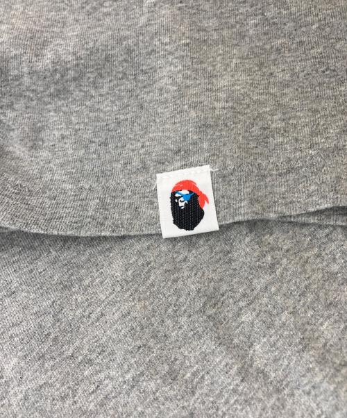 A BATHING APE（アベイシングエイプ）A BATHING APE (アベイシングエイプ) ベビーマイロ プリントTシャツ グレー サイズ:Lの古着・服飾アイテム