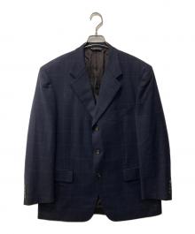 BROOKS BROTHERS（ブルックスブラザーズ）の古着「ウィンドウペン 3Bテーラードジャケット」｜ネイビー