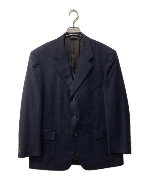 BROOKS BROTHERS（ブルックスブラザーズ）BROOKS BROTHERS (ブルックスブラザーズ) ウィンドウペン 3Bテーラードジャケット ネイビー サイズ:40SHTの古着・服飾アイテム