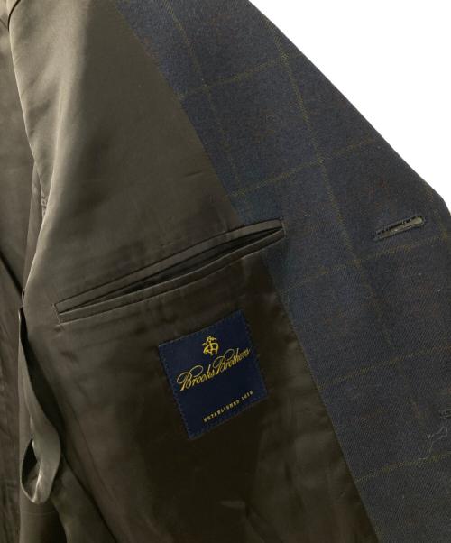 BROOKS BROTHERS（ブルックスブラザーズ）BROOKS BROTHERS (ブルックスブラザーズ) ウィンドウペン 3Bテーラードジャケット ネイビー サイズ:40SHTの古着・服飾アイテム