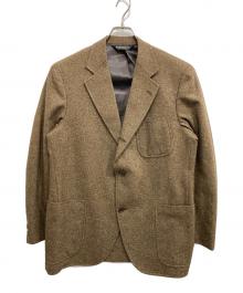 BROOKS BROTHERS（ブルックスブラザーズ）の古着「シルクウール 3Bテーラードジャケット」｜ブラウン