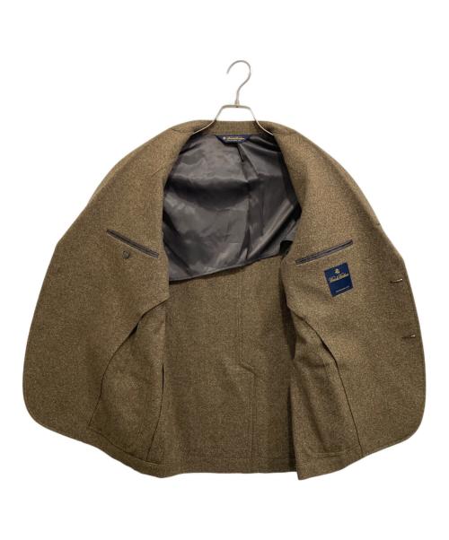 BROOKS BROTHERS（ブルックスブラザーズ）BROOKS BROTHERS (ブルックスブラザーズ) シルクウール 3Bテーラードジャケット ブラウン サイズ:40の古着・服飾アイテム
