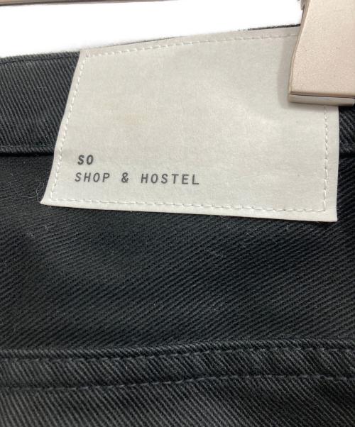 SO SHOP & HOSTEL（ソーショップ＆ホステ）SO SHOP & HOSTEL (ソーショップ＆ホステ) デニムパンツ ブラック サイズ:Mの古着・服飾アイテム