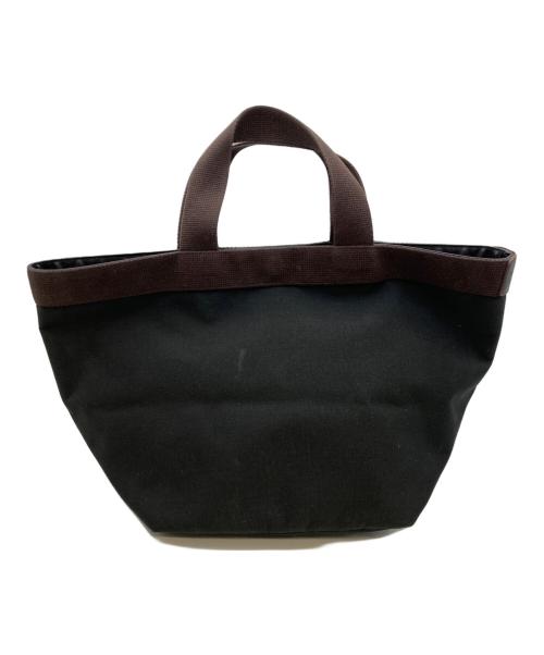 Herve Chapelier（エルベシャプリエ）Herve Chapelier (エルベシャプリエ) 707C 舟形トートバッグ ブラック×ブラウンの古着・服飾アイテム
