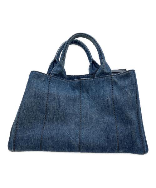 PRADA（プラダ）PRADA (プラダ) カナパ ２WAY トートバッグ インディゴの古着・服飾アイテム