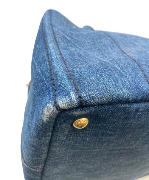 PRADA（プラダ）PRADA (プラダ) カナパ ２WAY トートバッグ インディゴの古着・服飾アイテム