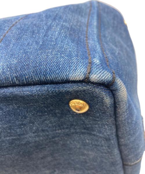 PRADA（プラダ）PRADA (プラダ) カナパ ２WAY トートバッグ インディゴの古着・服飾アイテム