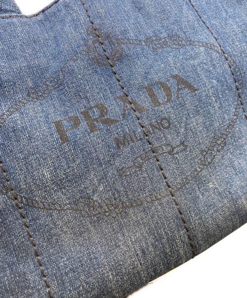 PRADA（プラダ）PRADA (プラダ) カナパ ２WAY トートバッグ インディゴの古着・服飾アイテム