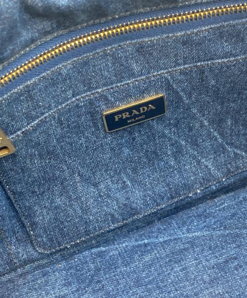 PRADA（プラダ）PRADA (プラダ) カナパ ２WAY トートバッグ インディゴの古着・服飾アイテム