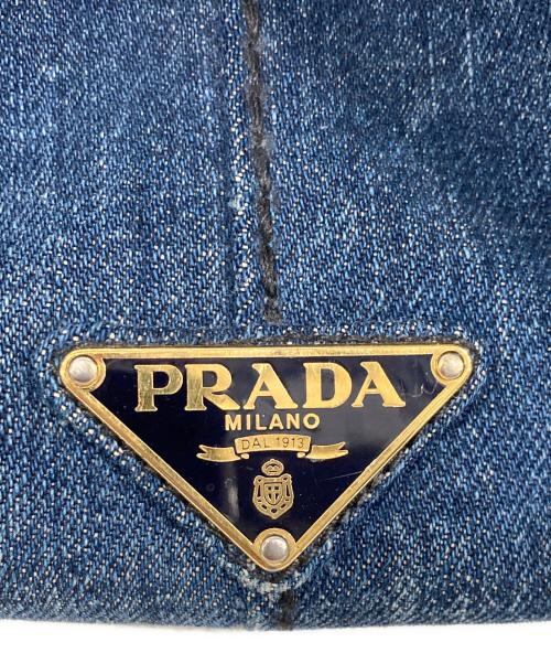 PRADA（プラダ）PRADA (プラダ) カナパ ２WAY トートバッグ インディゴの古着・服飾アイテム