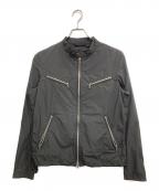 PS Paul SmithＰＳポールスミス）の古着「シェル ライダースジャケット」｜ブラック