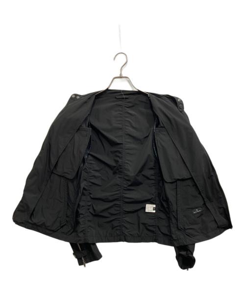 PS Paul Smith（ＰＳポールスミス）PS Paul Smith (ＰＳポールスミス) シェル ライダースジャケット ブラック サイズ:Ｍの古着・服飾アイテム