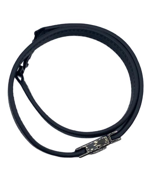 Saint Laurent Paris（サンローランパリ）Saint Laurent Paris (サンローランパリ) ダブルラップブレスレット ブラックの古着・服飾アイテム