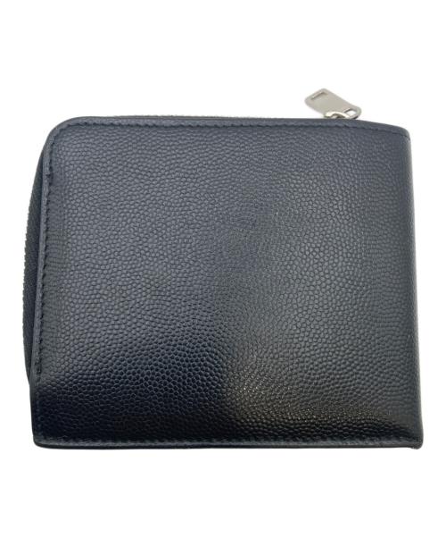Saint Laurent Paris（サンローランパリ）Saint Laurent Paris (サンローランパリ) L字ウォレット ブラックの古着・服飾アイテム