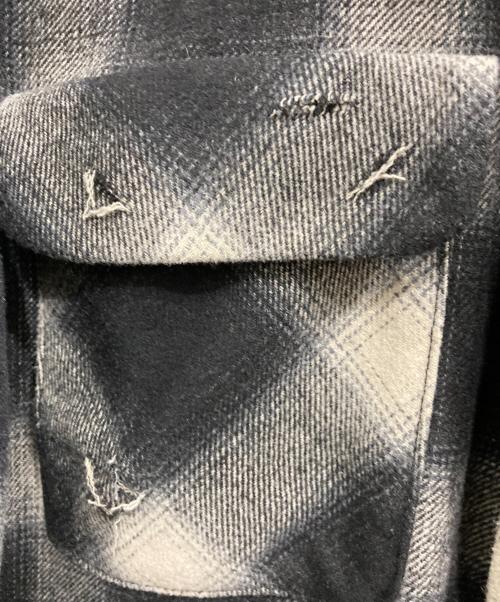 McGREGOR（マックレガー）McGREGOR (マックレガー) ダメージオンブレチェックシャツ ブラック サイズ:Lの古着・服飾アイテム