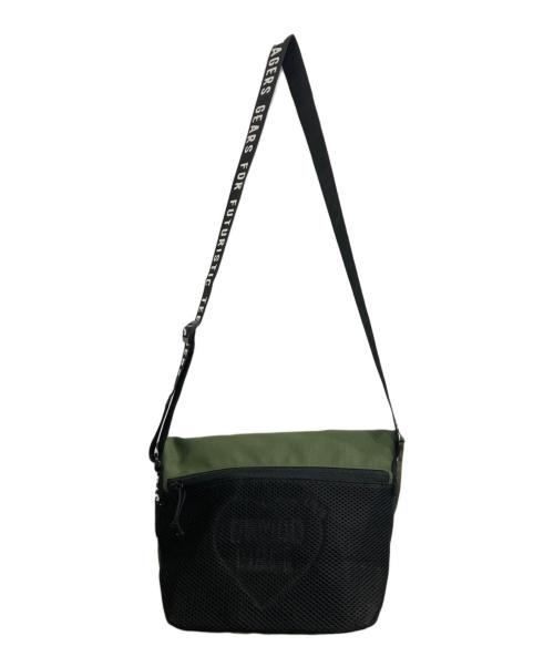 HUMAN MADE（ヒューマンメイド）HUMAN MADE (ヒューマンメイド) Small Messenger Bag グリーンの古着・服飾アイテム